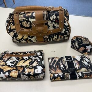 Sydney love dog Satchel and Wallet Set